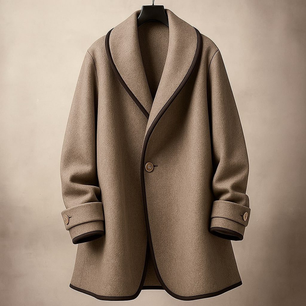 Adelheid | Oversized Swing Winter Coat with Lapel for Women
