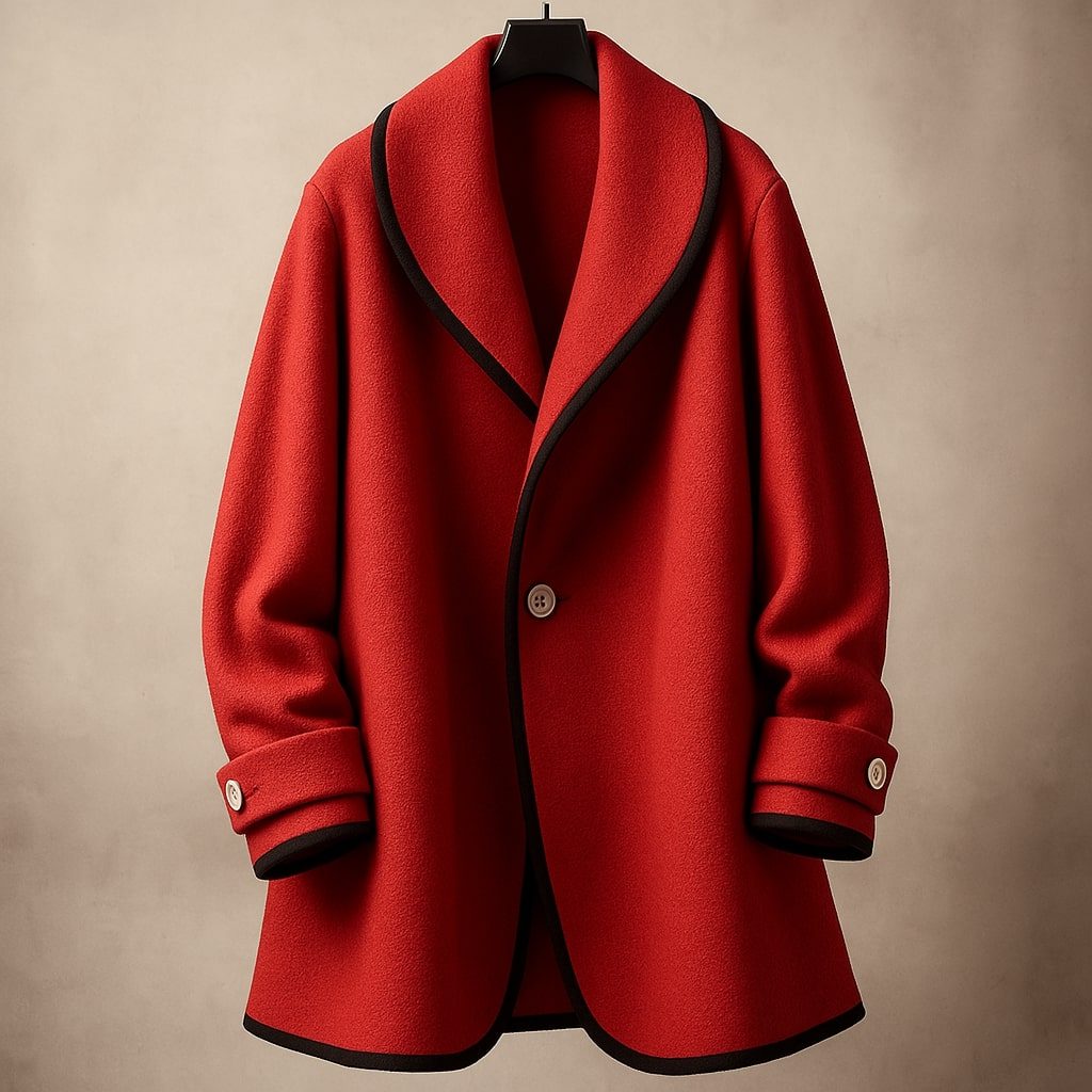 Adelheid | Oversized Swing Winter Coat with Lapel for Women