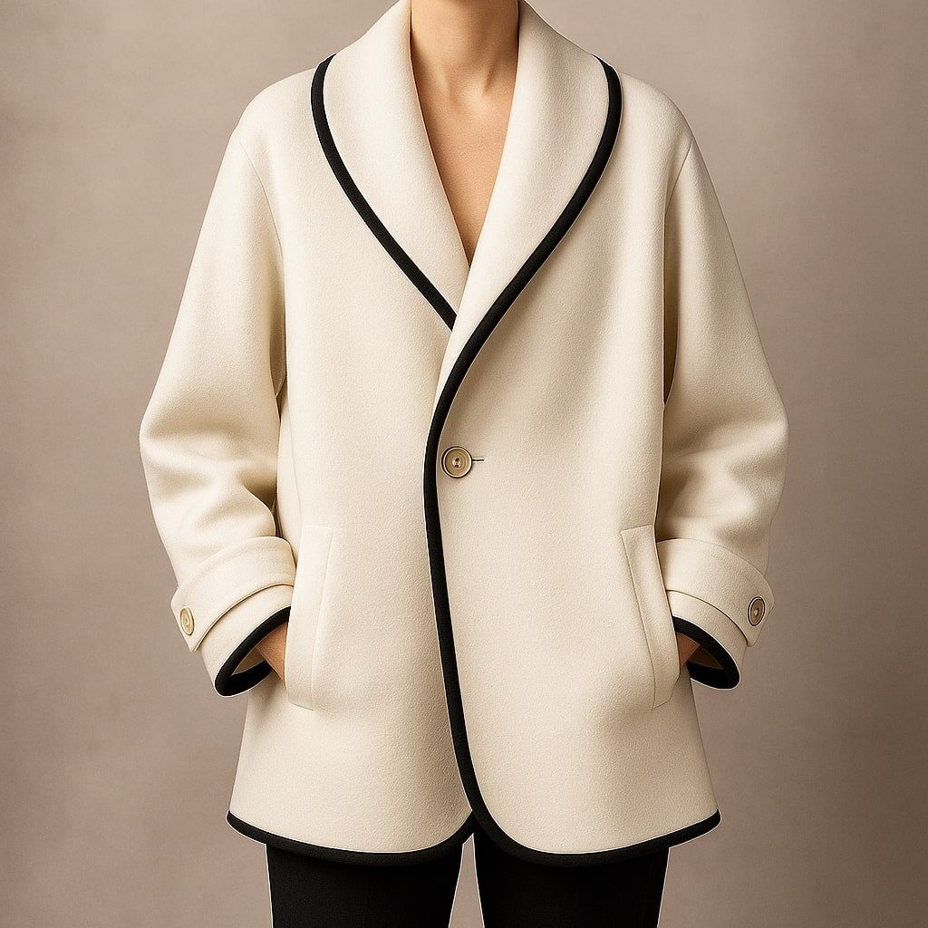 Adelheid | Oversized Swing Winter Coat with Lapel for Women