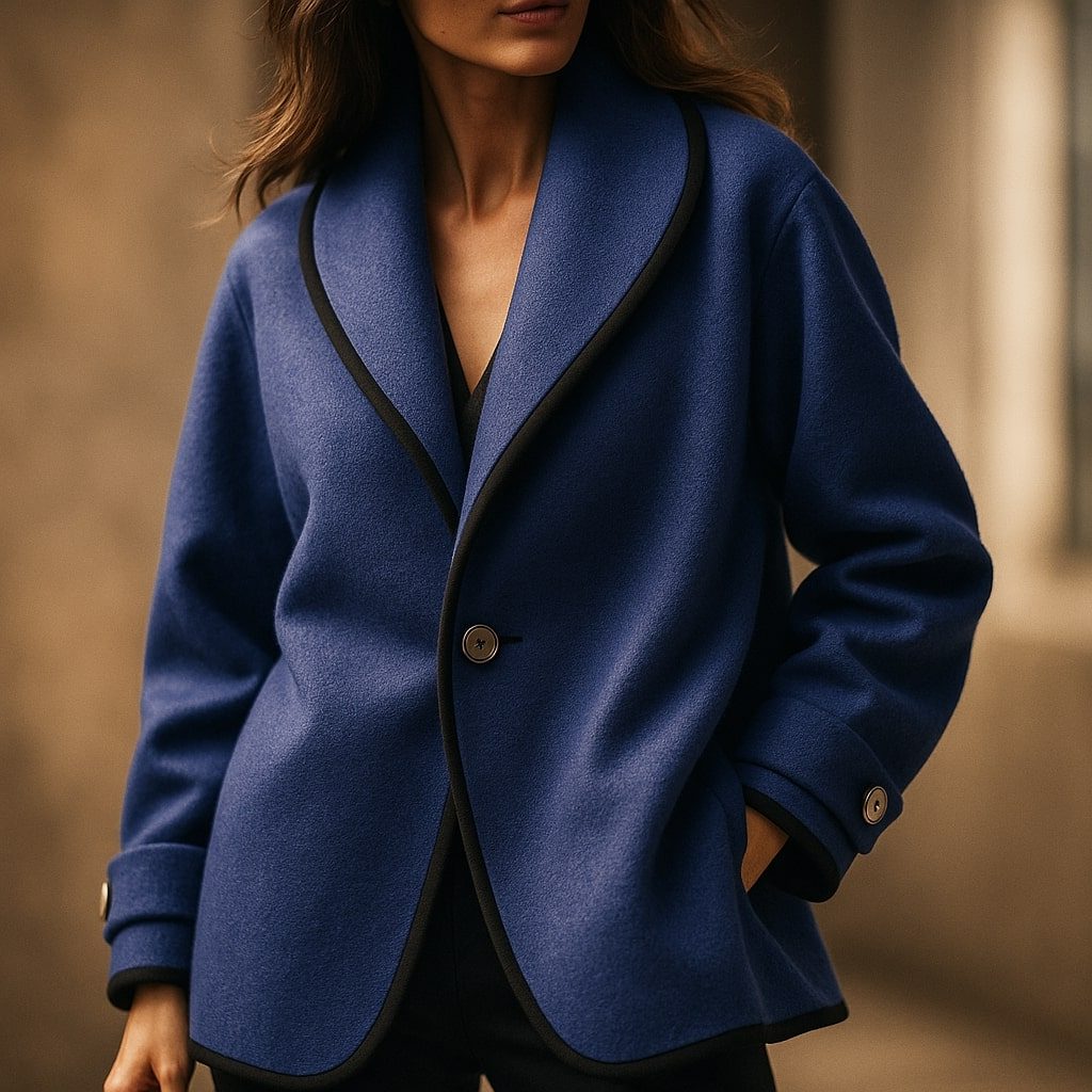 Adelheid | Oversized Swing Winter Coat with Lapel for Women