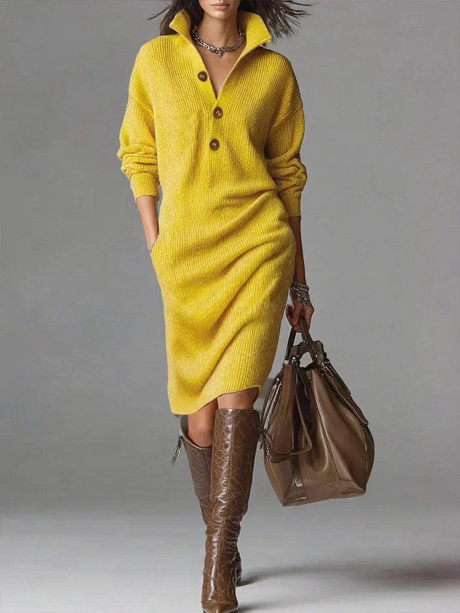 Aiyana | Ribbed Knit Sweater Dress for Women
