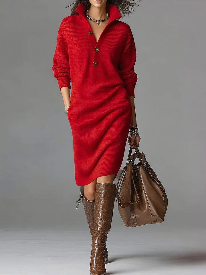 Aiyana | Ribbed Knit Sweater Dress for Women