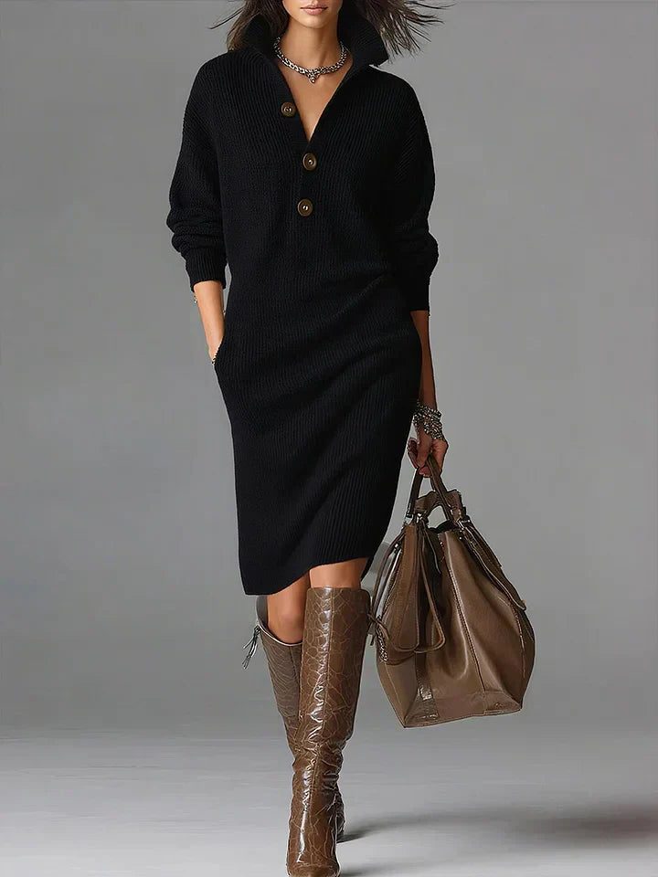 Aiyana | Ribbed Knit Sweater Dress for Women
