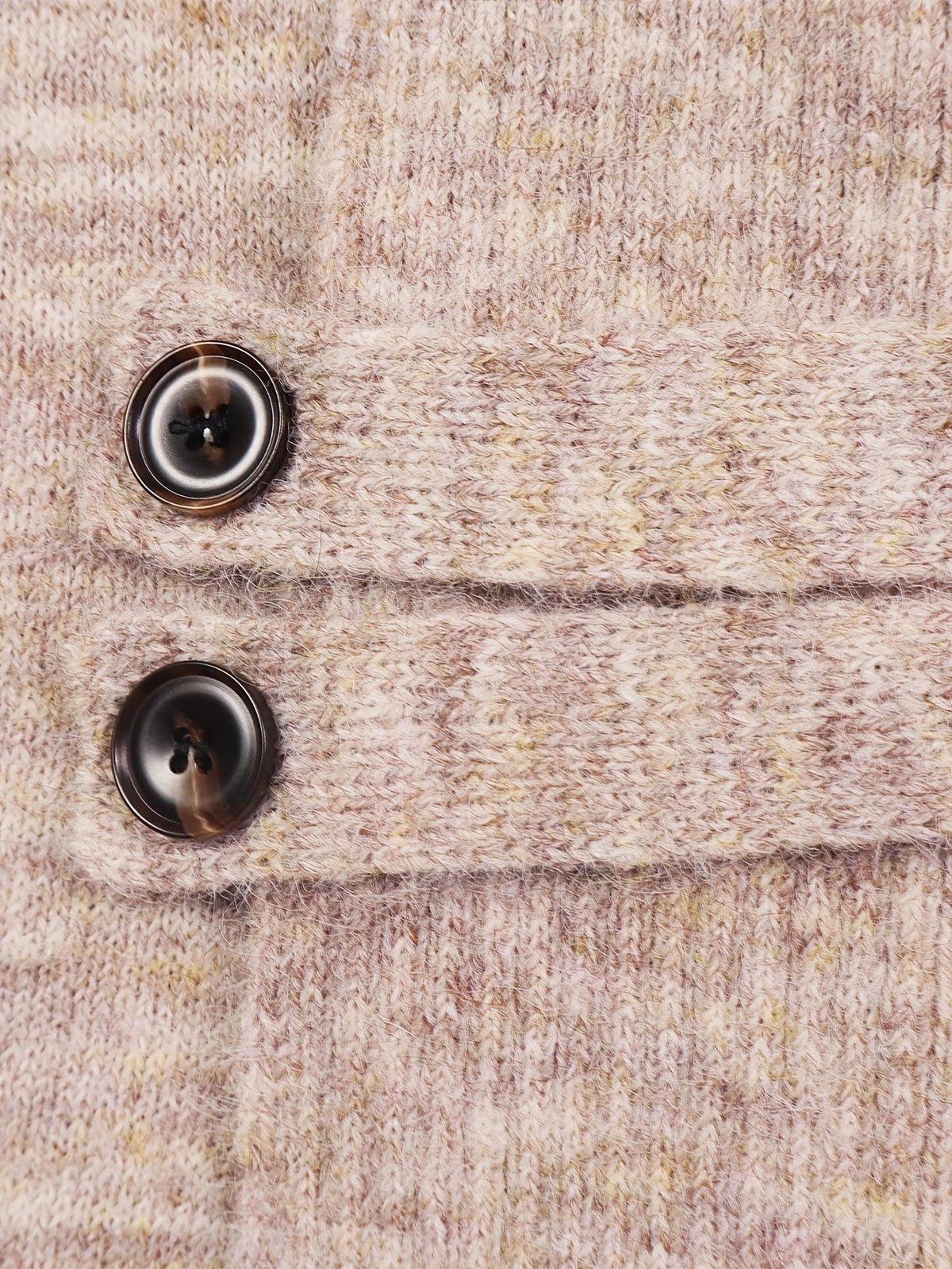 Helene | Ribbed Button-Tab Cardigan