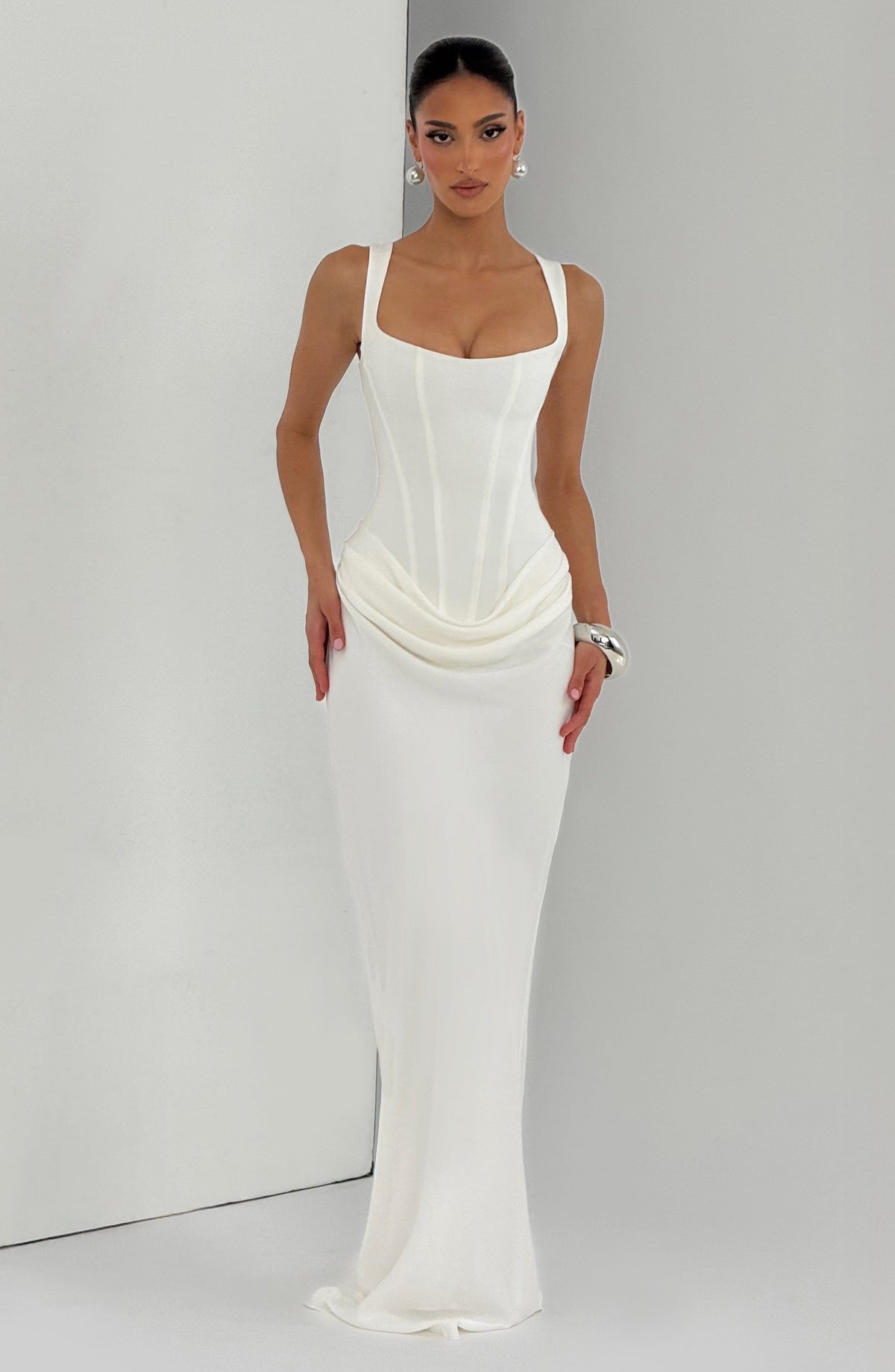 Eleanor | Square Neck Maxi Dress
