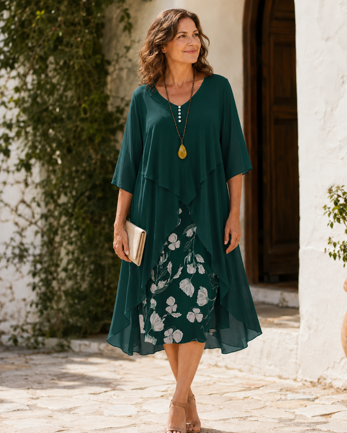 Odette | Tiered Maxi Dress