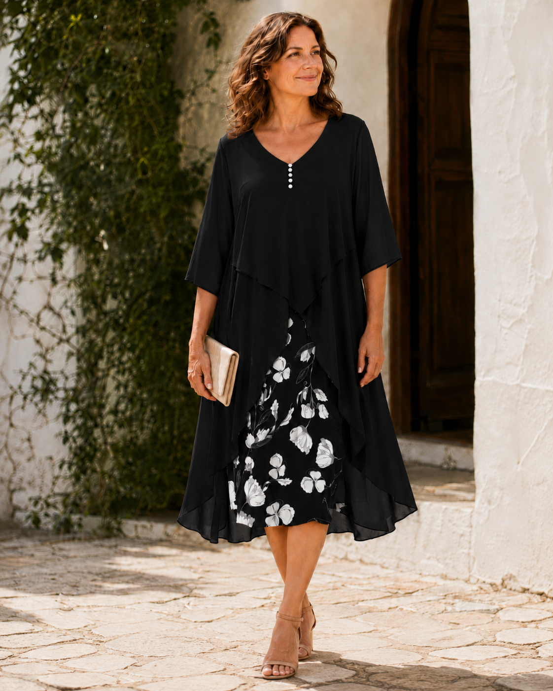Odette | Tiered Maxi Dress