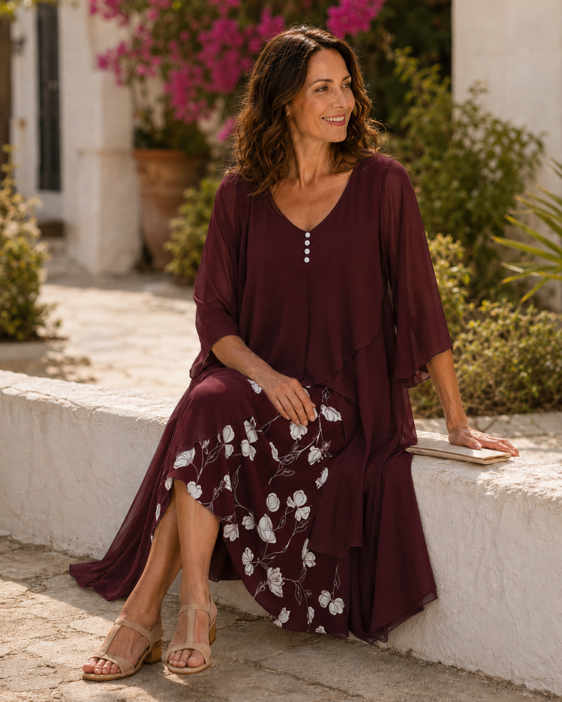 Odette | Tiered Maxi Dress