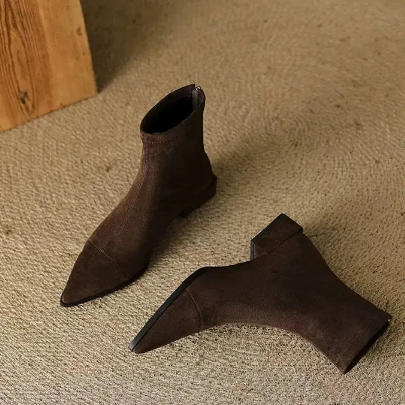 Malinda | Pointed-Toe Ankle Boots