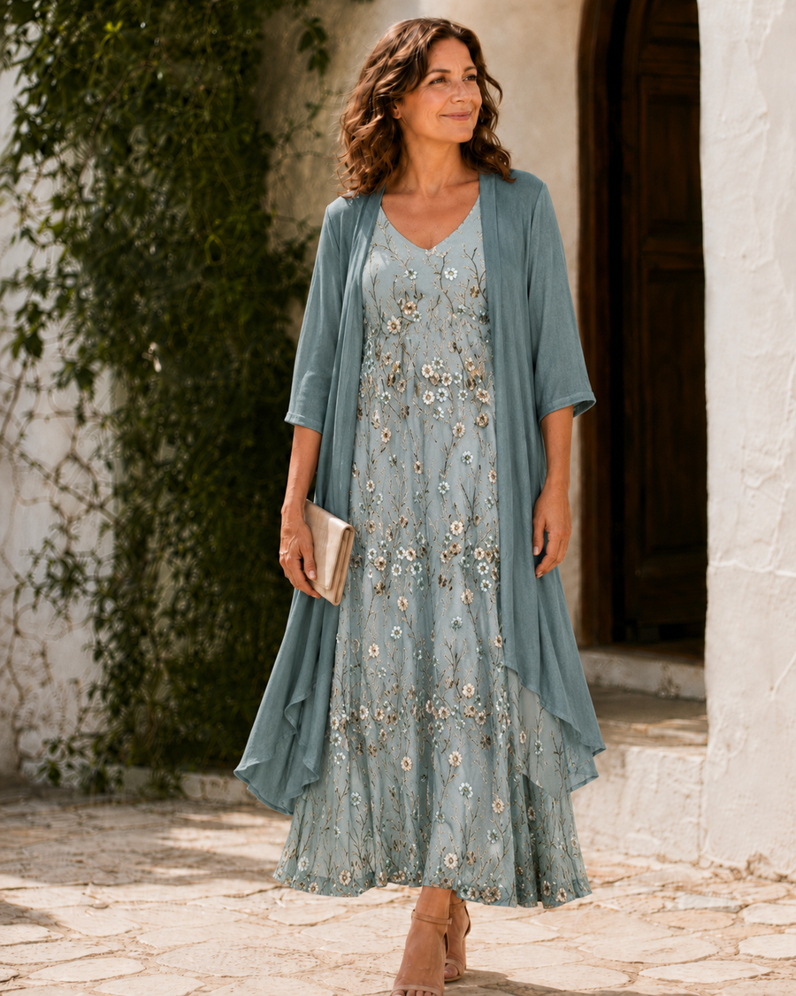 Juliet | Lace Duster Set