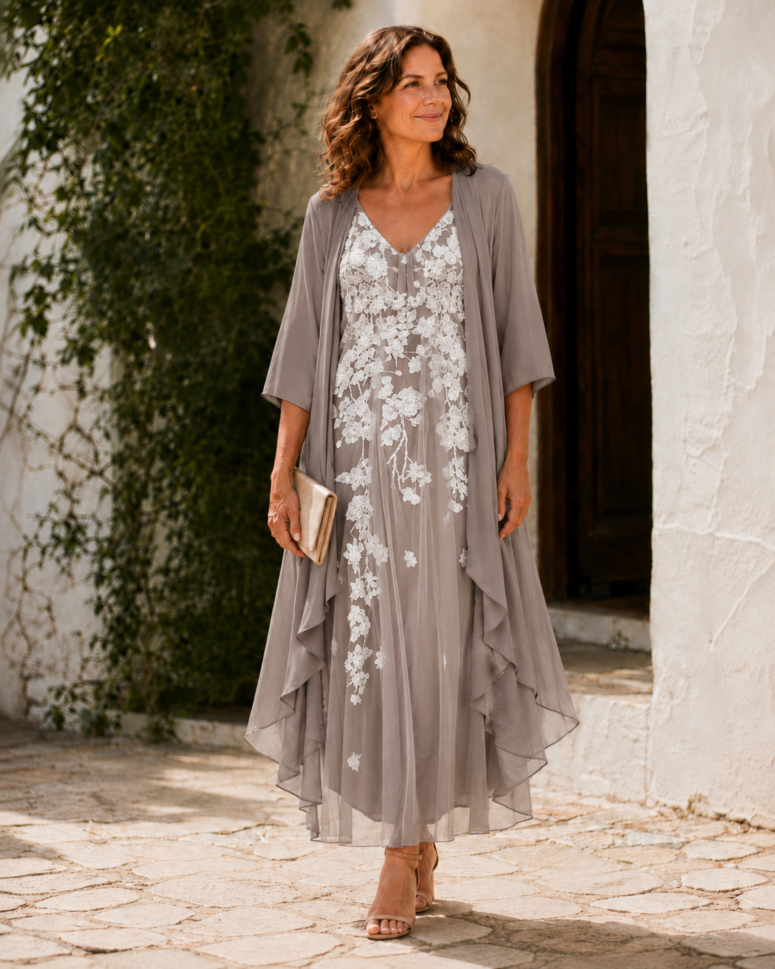 Juliet | Lace Duster Set