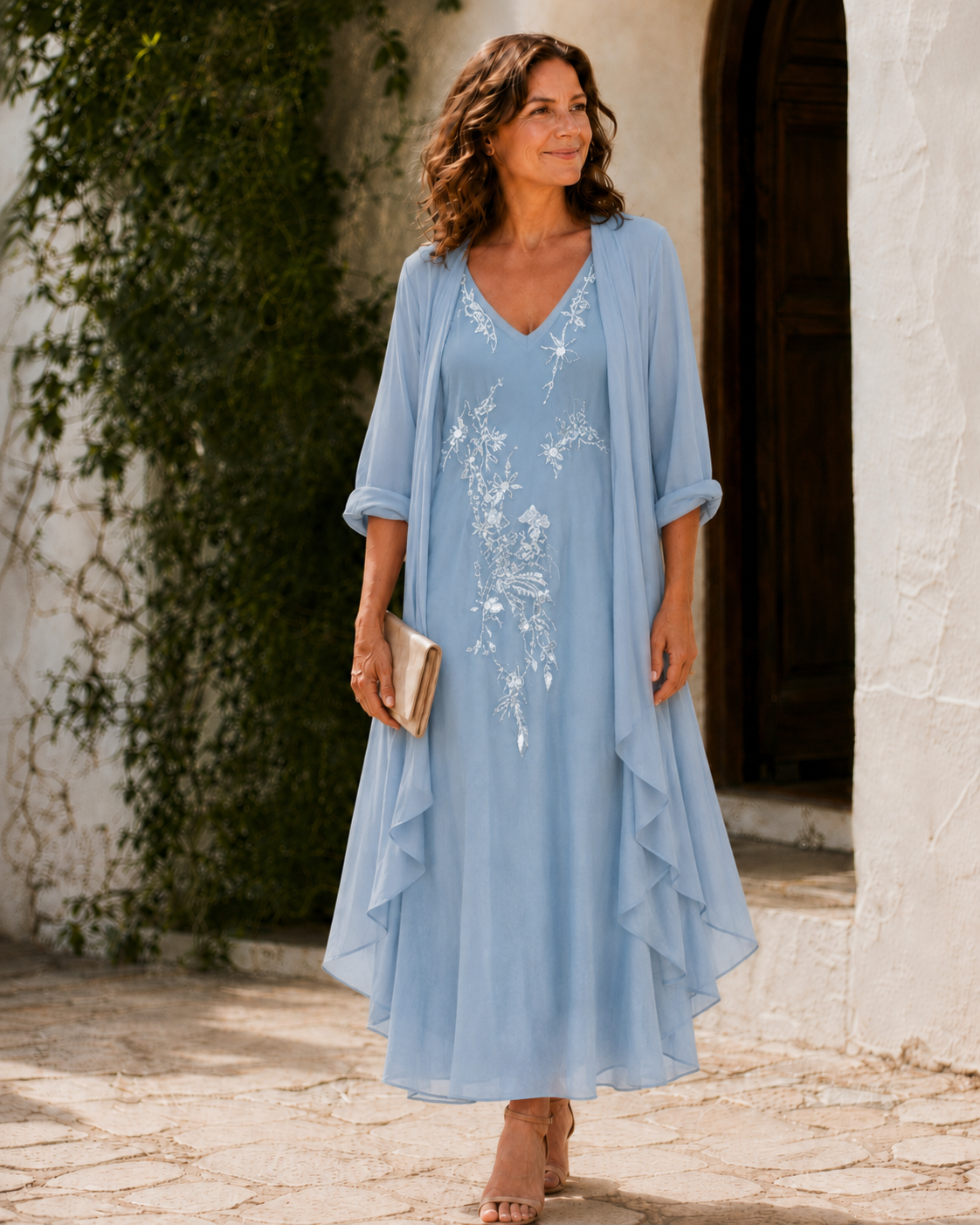 Juliet | Lace Duster Set