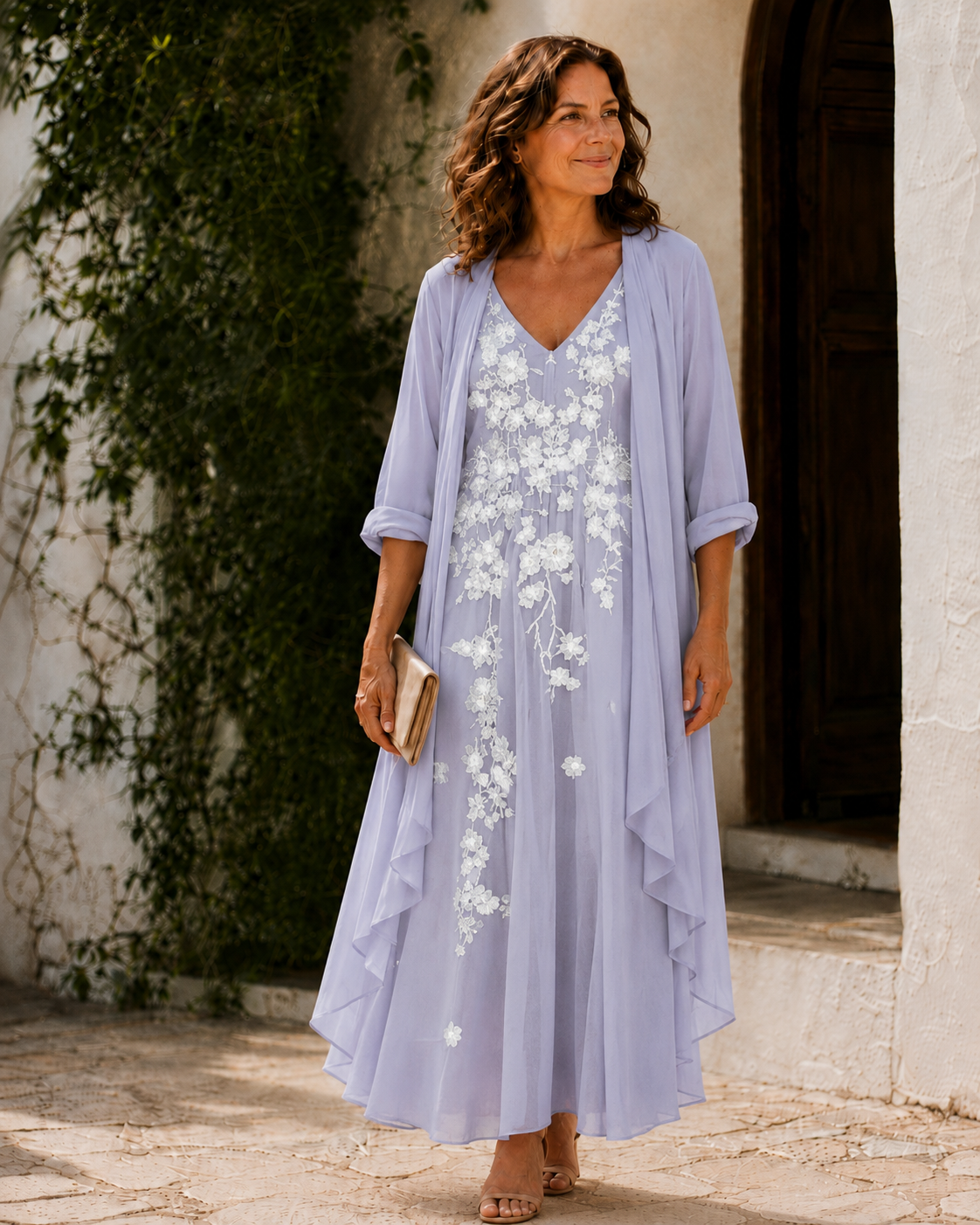 Juliet | Lace Duster Set