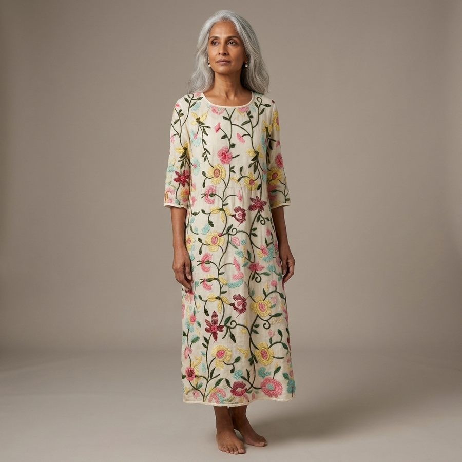 Erica | Elegant Floral Dress