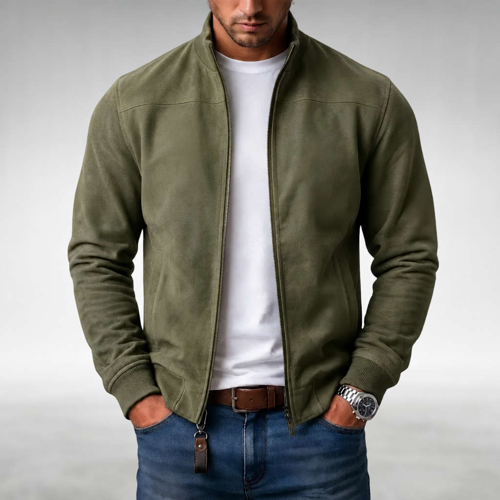 Martin Classic Casual Jacket in Olive Green