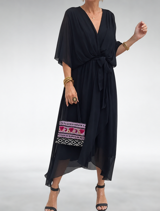 Powell elegant women's dress in black
