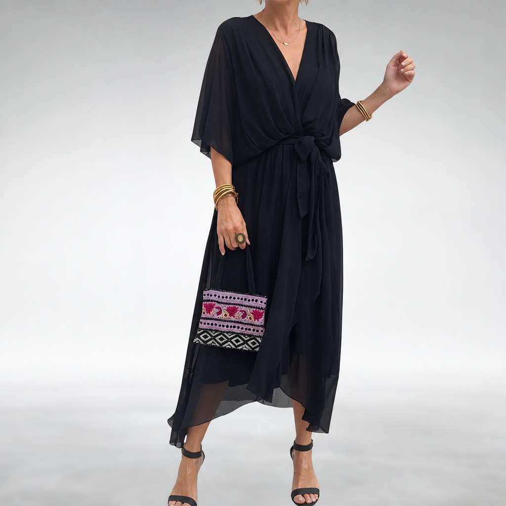 Powell elegant women's dress in black