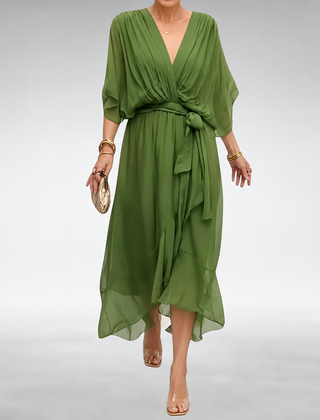 Powell elegant women's dress in green