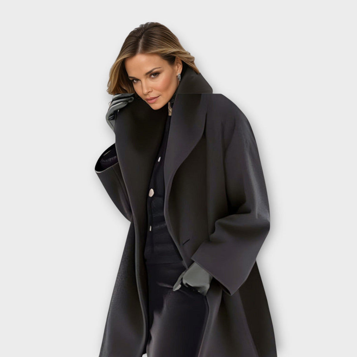 Magda | Shawl Collar Coat
