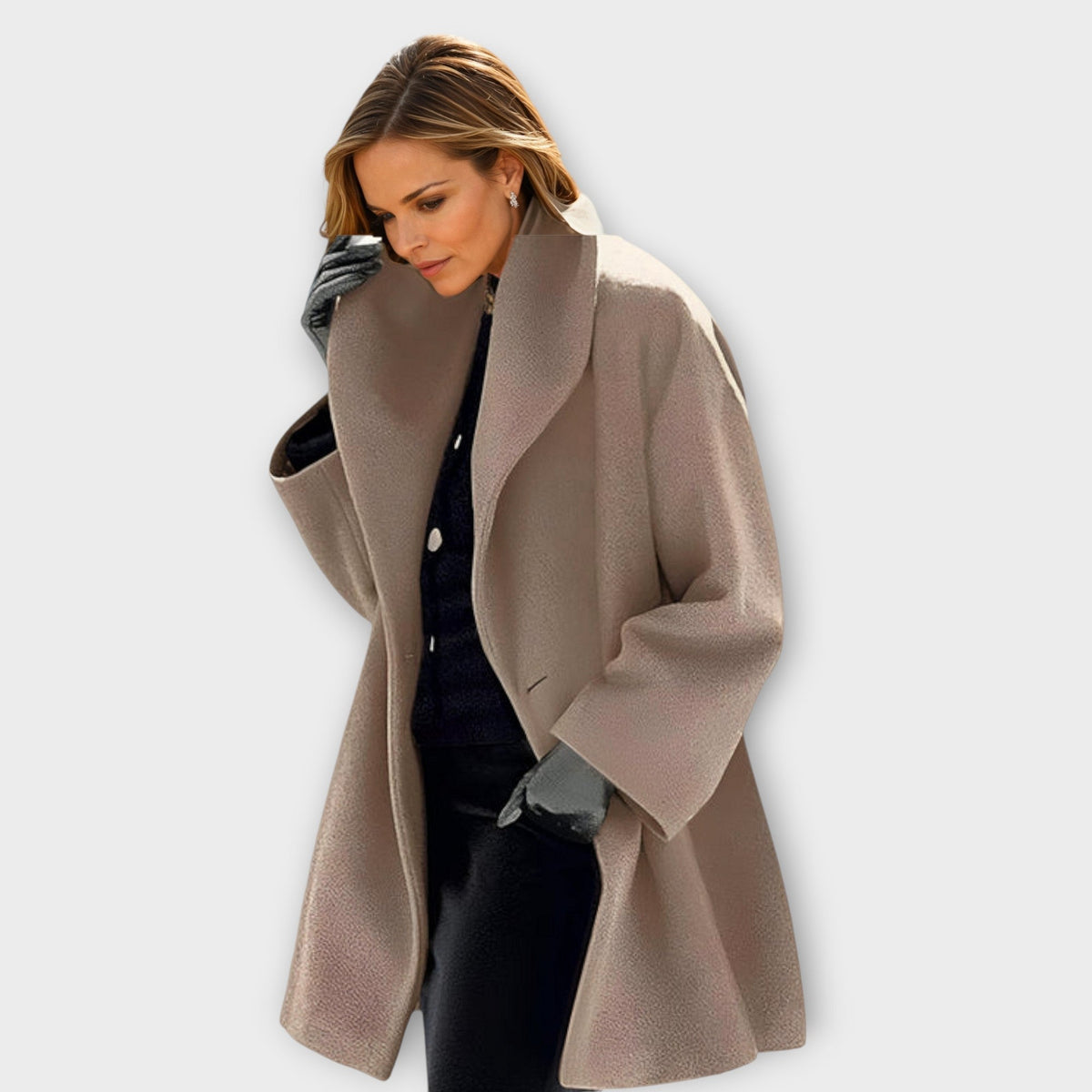 Magda | Shawl Collar Coat