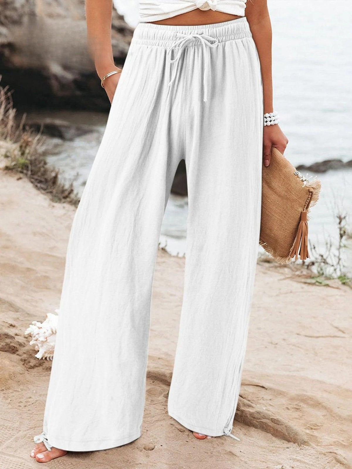 Olwen - Comfortable Loose Wide Leg Pants