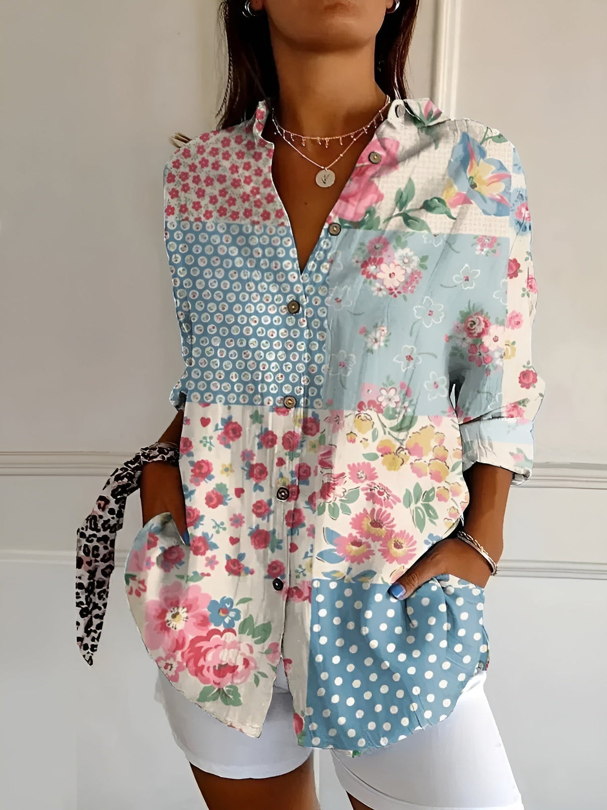 Effortless Elegance Button-Up Shirt