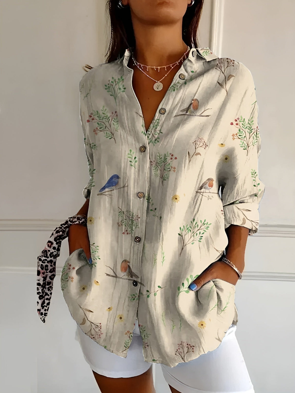 Effortless Elegance Button-Up Shirt