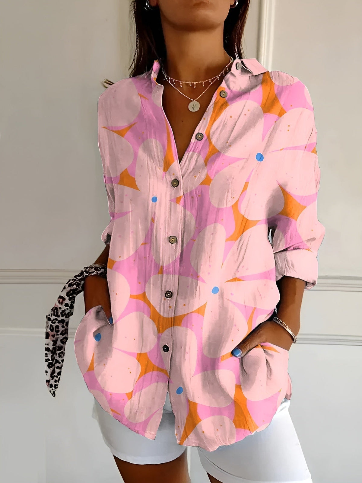 Effortless Elegance Button-Up Shirt